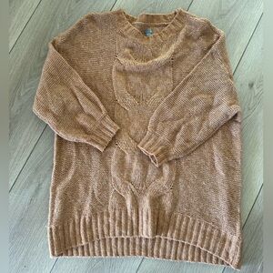 Aerie Brown Knit Sweater